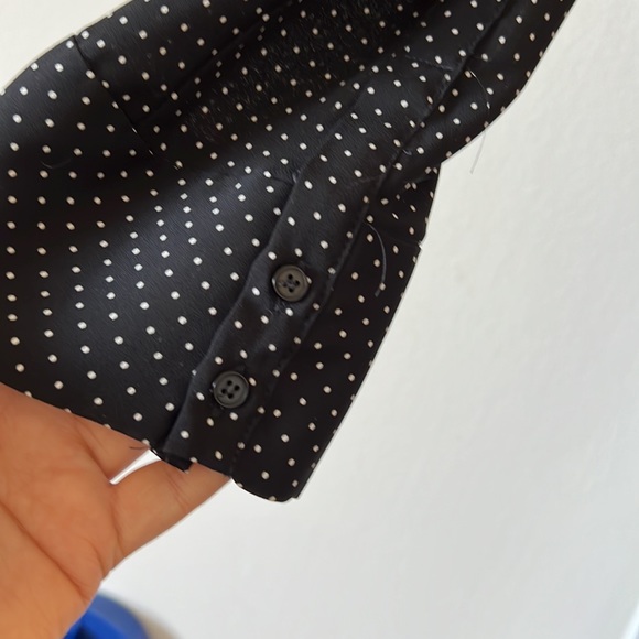 Zara Polka dot a blouse bodysuit- Medium - Picture 3 of 4